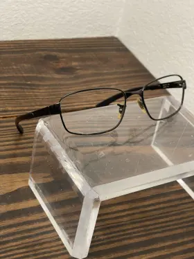 Rb3413-002 Ray-ban Mens Matte Black Metal Full Rim Rectangular Eyeglasses Frame
