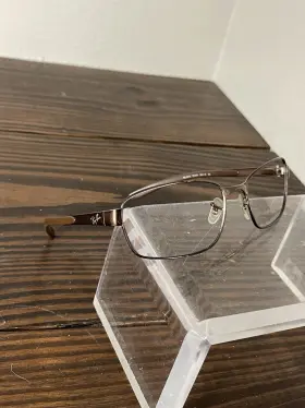 Rb3413-014 Ray-ban Rb3413-014/51 Unisex Matte Brown Metal Rectangle Eyeglasses Frame 59-18