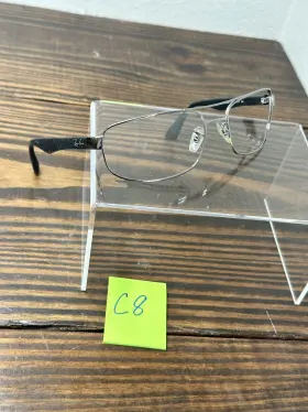 Rb3445-004 Ray-ban Mens Polished Gunmetal Full Rim Rectangle Eyeglasses Frame