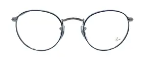 Rb3447v Ray-ban Women Rb Havana On Gunmetal Round Metal Eyeglasses