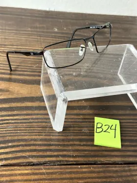 Rb3498-002 Ray-ban Rb3498-002/9a Mens Polished Black Metal Full Rim Eyeglasses Frame 135