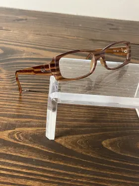 Rb4067-689 Ray-ban Womens Brown Marble Full Rim Rectangular Eyeglasses Frame