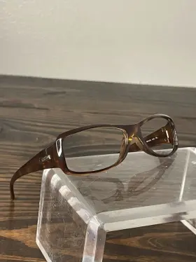 Rb4078-642 Ray-ban Mens Brown Havana Full Rim Rectangular Eyeglasses Frame