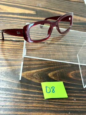 Rb4122-735 Ray-ban Rb4122-735/8g Womens Dark Red Rectangular Full Rim Eyeglasses Frame