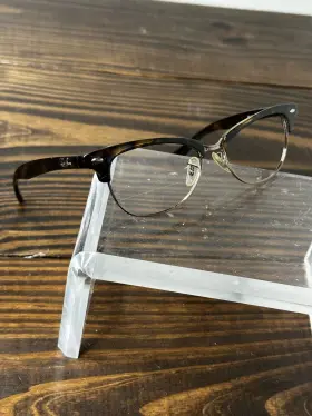 Rb4132-710 Ray-ban Rb4132-710/51 Unisex Dark Havana Metal Half Rim Eyeglasses Frame Only