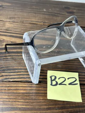 Rb4153-818 Ray-ban Rb4153-818/m3 Womens Black Clear Full Rim Aviator Eyeglasses Frame