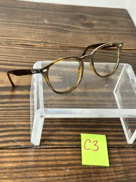 Rb4259-710 Ray-ban Rb4259-710/73 Mens Polished Light Havana Full Rim Round Eyeglasses Frame