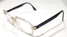 Rb4361v Ray-ban 8136 No Lenses Clear Purple Square Eyeglasses Frame 50-18 145