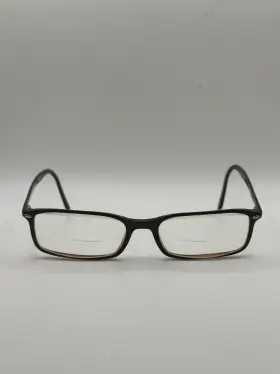 Rb5010 Ray-ban 2007 Polished Red Rectangular Full Rim Eyeglasses Frames Only