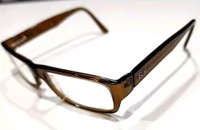 Rb5145 Ray-ban 2203 Brown Rectangle Eyeglasses 52-17 140