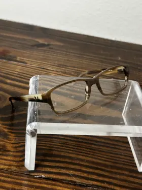 Rb5169-5542 Ray-ban Unisex Gloss Brown Full Rim Rectangle Eyeglasses Frame 140