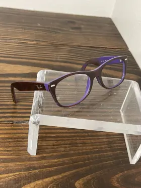 Rb5184-5215 Ray-ban New Wayfarer Mens Brown Purple Full Rim Eyeglasses Frame