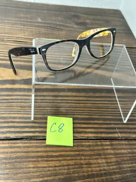 Rb5184-5409 Ray-ban Optics Mens Tortoise Brown Full Rim Square Eyeglasses Frame