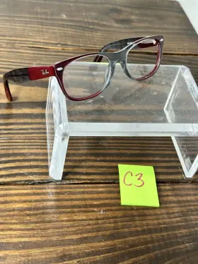 Rb5184-5517 Ray-ban New Wayfarer Womens Red Fade Gray Full Rim Eyeglasses Frame