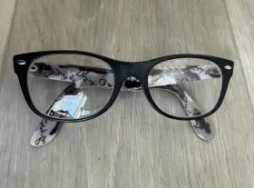 52-18-145 Ray-ban Rb5184f 5405 Black Matte/grey Eyeglasses Frame