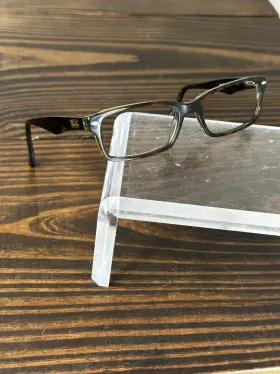 Rb5206-2445 Ray-ban Optics Unisex Polished Havana On Green Eyeglasses Frame 145