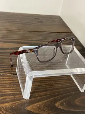 Rb5228-5628 Ray-ban Optics Unisex Polished Brown Full Rim Eyeglasses Frame 140