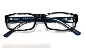 Rb5246 Ray-ban 5092 Small Black Blue Eyeglasses Frame 50-16 135