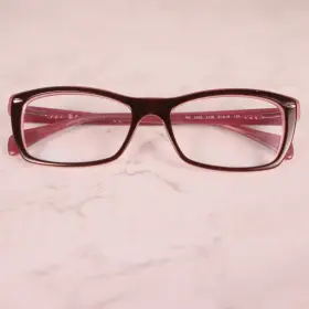 Rb5255-2126 Ray-ban Eyeglasses Men Black Pink Full Rim 51-16-135 Frames Only