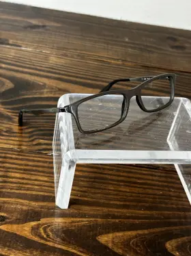 Rb5258 Ray-ban Unisex Adults Black/gray Rectangular Full Rim Eyeglasses Frame