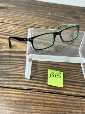 Rb5277-5138 Ray-ban Optics Unisex Black Full Rim Rectangular Eyeglasses Frame