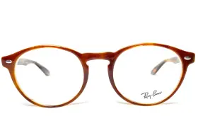 51-21-145 Ray-ban Rb5283 Rx Rb 5283 5677 Brown Horn Round Eyeglasses Mm Brand New