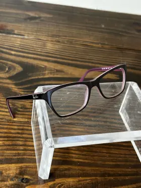 Rb5298-5386 Ray-ban Optics Womens Brown Pink Full Rim Butterfly Eyeglasses Frame Rb5298-5386 Ray-ban Optics Womens Brown Pink Full Rim Butterfly Eyeglasses Frame