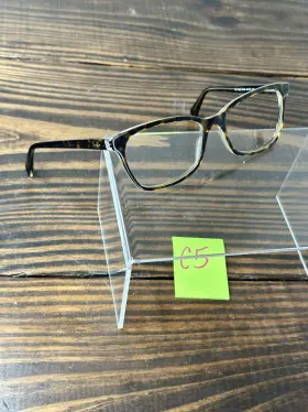 Rb5362-5082 Ray-ban Optics Women Polished Havana On Transparent Eyeglasses Frame