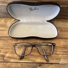 Rb5375 Ray-ban 5883 53/18/145 Tortoise Brown Blue Eyeglasses Frame Only