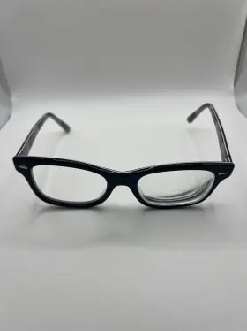 Rb5383 Ray-ban Burbank Optics 8089 Unisex Polished Black Eyeglasses Frames Only
