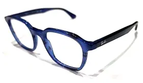 Rb5390 Ray-ban 8053 Blue Square Eyeglasses Frame 50-21 145