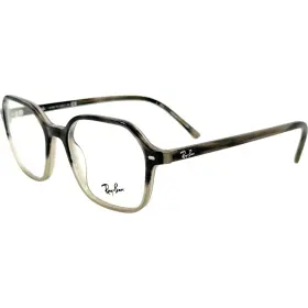 Rb5394 Ray-ban Unisex Plastic Eyeglass Frame 8106 Gradient Grey Havana 51-18