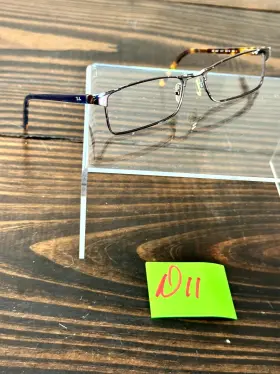 Rb6067-2511 Ray-ban Womens Brown Metal Full Rim Rectangular Eyeglasses Frame