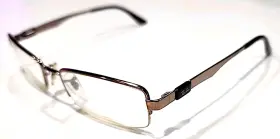 Rb6158 Ray-ban 2531 Brown Metal Rectangle Eyeglasses Frame 53-18 140