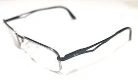 Rb6163 Ray-ban 2502 Gunmetal Black Half Rim Eyeglasses Frame 52-19 140