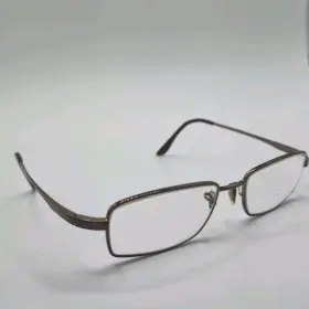 Rb6177 Ray-ban Eyeglasses 2511 Brown Metal Rectangle Frames 54-18 145