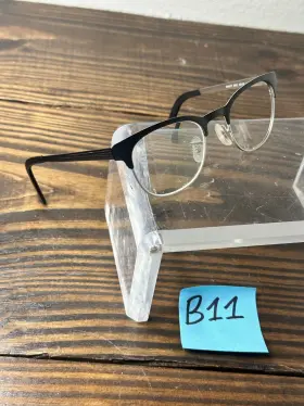 Ray-ban Rb6317-2832 Ray-ban Optics Unisex Matte Black Half Rim Square Eyeglasses Frame
