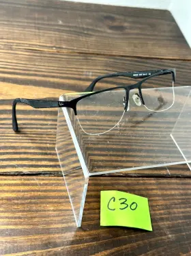 Rb6335-2503 Ray-ban Optics Mens Matte Black Half Rim Square Eyeglasses Frame 145