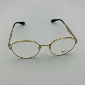 Rb6343-2860 Ray-ban Mens Polished Arista Gold Full Rim Round Eyeglasse Frame New