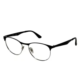 Rb6365 Ray-ban 2861 Black Silver Eyeglasses Frames 51-17 145