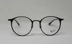 51-21-145 Ray-ban Rb6378f 2904 Black Round Eyeglasses. Size