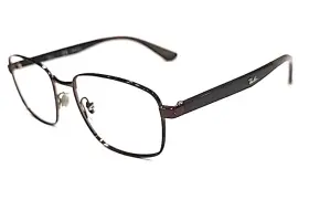 Rb6423 Ray-ban 2511 Brown Metal Square Eyeglasses Frame 53-18 145