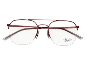 Rb6444 Ray-ban 51-18 Eyeglasses 3061 Red Shirley Semi Rimless