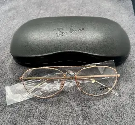 50-14-140 Ray-ban Rb6461 3084 Rose Gold Eyeglasses With Case