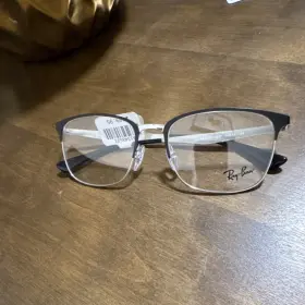 Rb6471 Ray-ban 2997 Black Metal Square Eyeglasses Frames 54mm Full Rim Unisex
