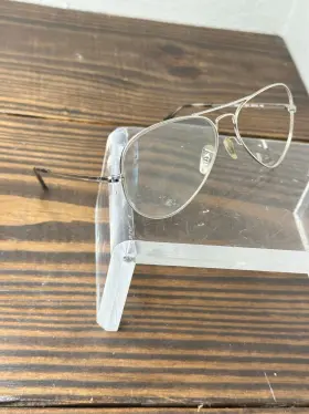Rb6489-2501 Ray-ban Optics Men Polished Silver Full Rim Aviator Eyeglasses Frame Rb6489-2501 Ray-ban Optics Men Polished Silver Full Rim Aviator Eyeglasses Frame