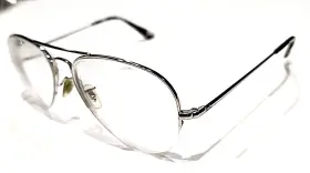 56-15-140 Ray-ban Rb6589 2501 Silver Metal Aviator Eyeglasses Frame Only