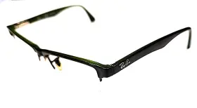Rb7012 Ray-ban 2489 Tortoise Green Half Rim Eyeglasses Frame 51-17 140