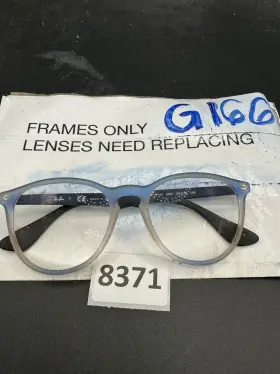 Rb7046 Ray-ban 5601 Matte Blue Gray Fade Eyeglasses Frame 53/18/145 Read