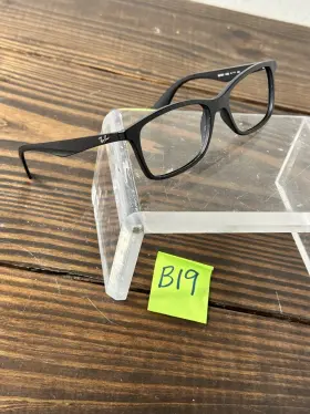 Rb7047-5196 Ray-ban Optics Unisex Matte Black Full Rim Square Eyeglasses Frame